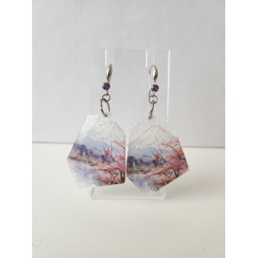 Earrings Sakura Autumn