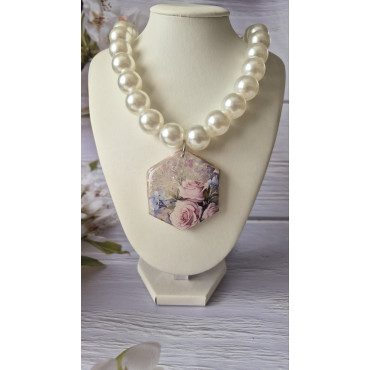 Колие Перлен Букет