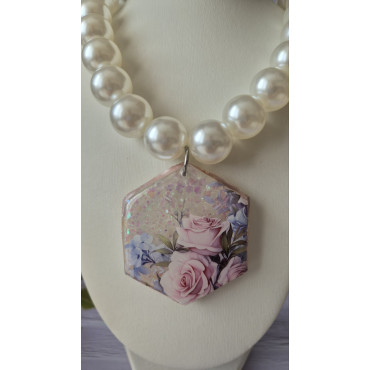 Колие Перлен Букет