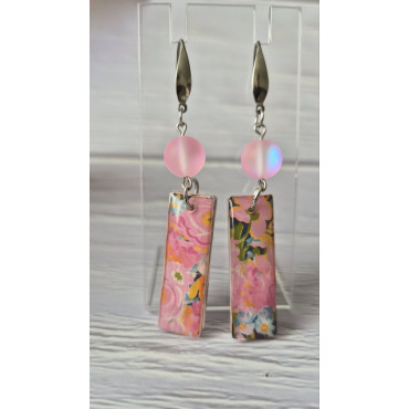 Earrings Aqua Azura Pink