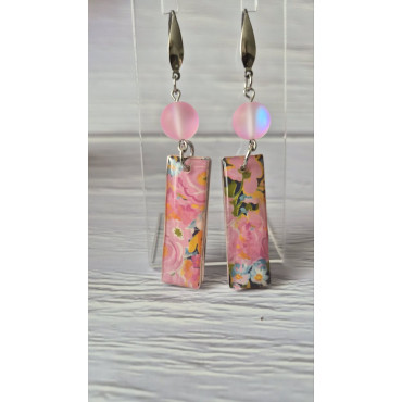 Earrings Aqua Azura Pink