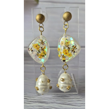 Earrings Beehive