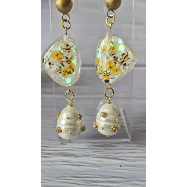 Earrings Beehive