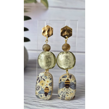 Обеци Пчелин