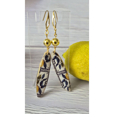 Earrings Lemons In Positano