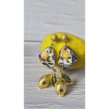 Earrings Lemon Positano Drops