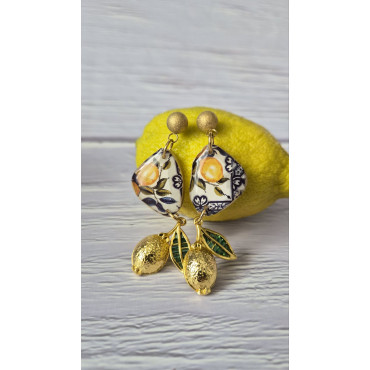 Earrings Lemon Positano Drops