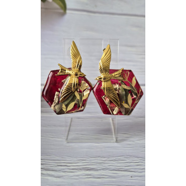 Обеци Любовта на Птиците