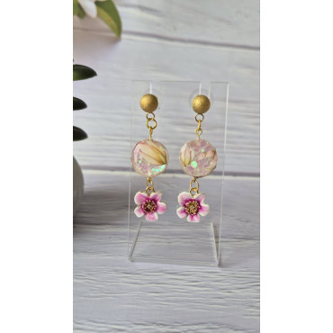 Earrings Pink Tulip 
