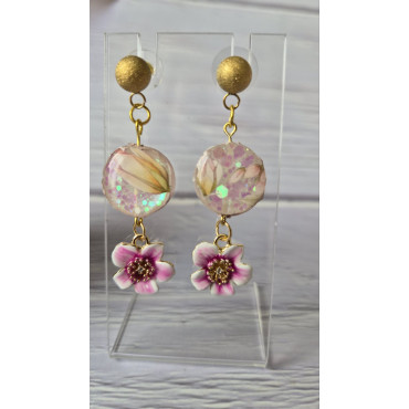 Earrings Pink Tulip 