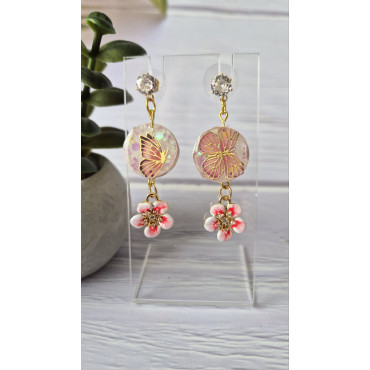 Обеци Златна Пеперуда 