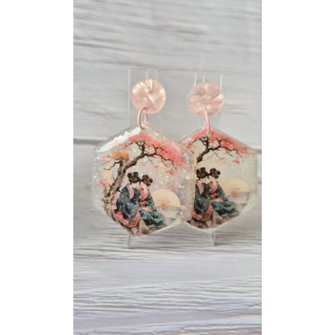 Earrings Japan Sakura 