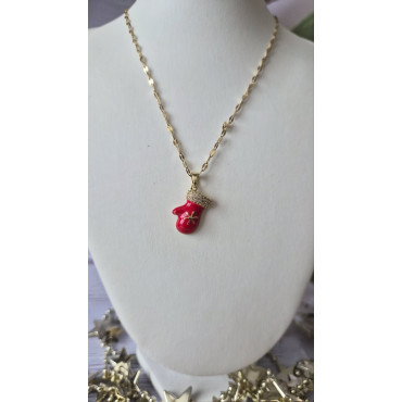 Necklace Christmas Glove