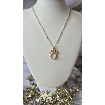 Necklace Christmas Reindeer