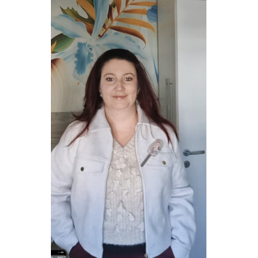 Brooches Ice Cream Lady with Dog