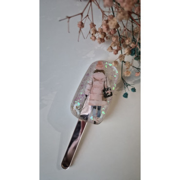 Brooches Ice Cream Lady with Dog