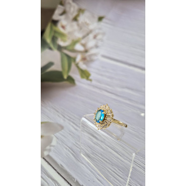 Пръстен Синьо Сияние