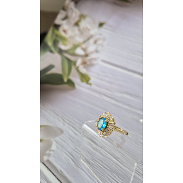 Пръстен Синьо Сияние