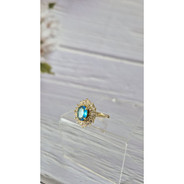 Пръстен Синьо Сияние