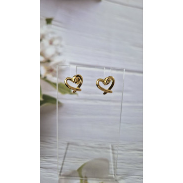 Обеци Сърца в Едно