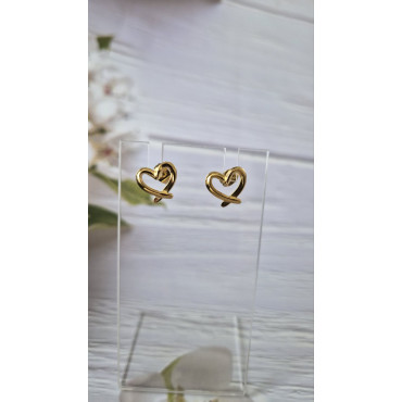 Обеци Сърца в Едно