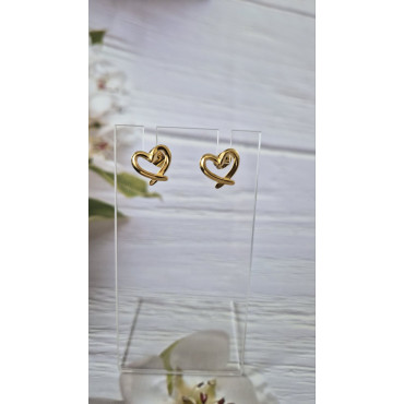 Обеци Сърца в Едно