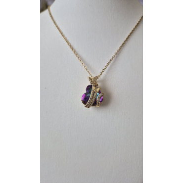 Колие Цветно Сърце