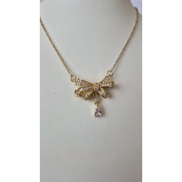 Колие Панделка С Кристал