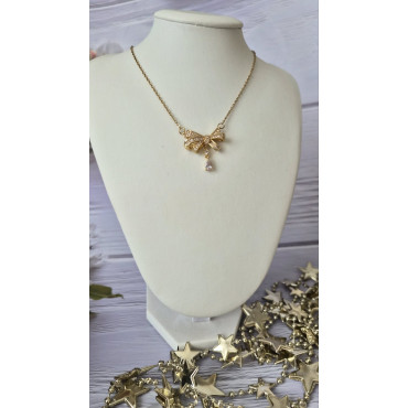 Колие Панделка С Кристал