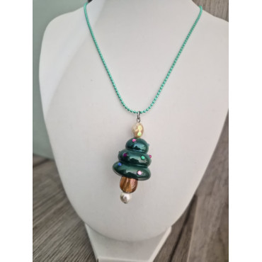 Колие Коледна Елха