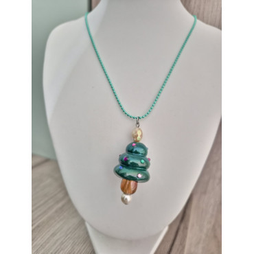 Колие Коледна Елха