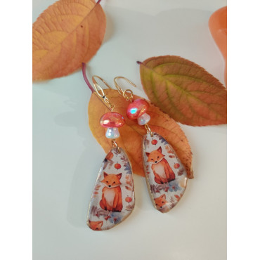 Обеци Гъбки и Лисици