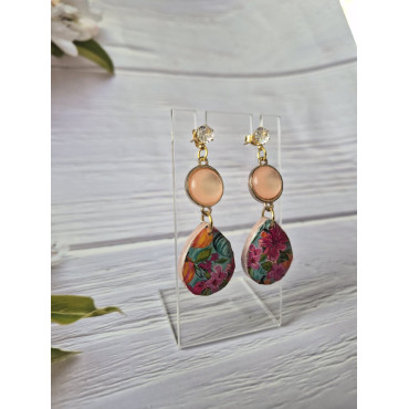 Обеци Розови Тикви