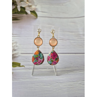 Обеци Розови Тикви