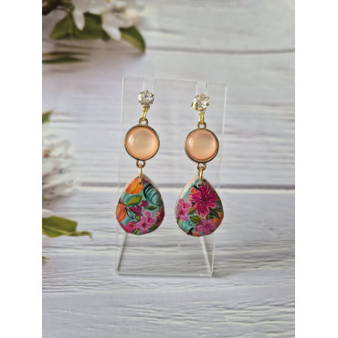 Обеци Розови Тикви