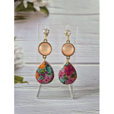 Обеци Розови Тикви