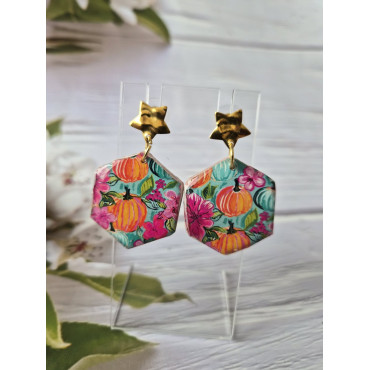 Обеци Тиквени Звезди