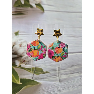 Обеци Тиквени Звезди