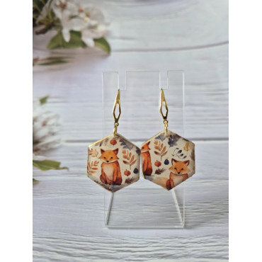 Обеци Есенни Лисици