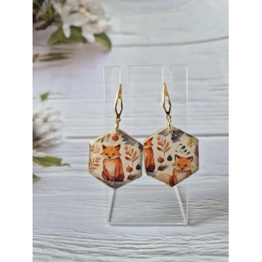 Обеци Есенни Лисици