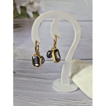 Earrings Hoops Fresh Pearl