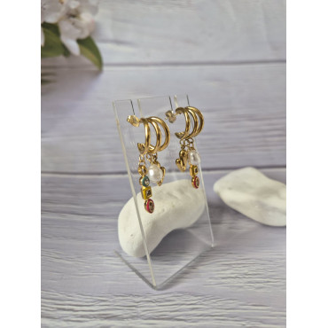 Earrings Colour Hoops