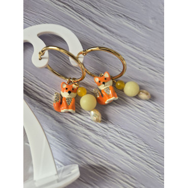 Earrings Hoops Fox