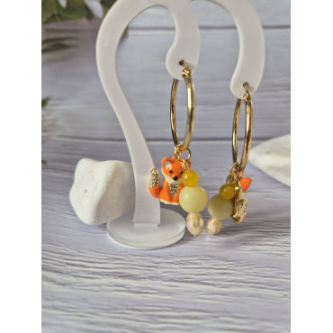 Earrings Hoops Fox