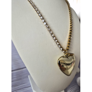 Necklace Tennis Necklace Heart