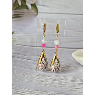 Earrings Pink Spring