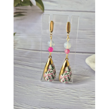 Earrings Pink Spring