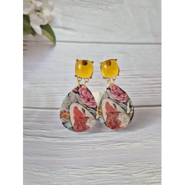 Earrings Yellow 