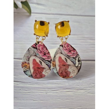 Earrings Yellow 