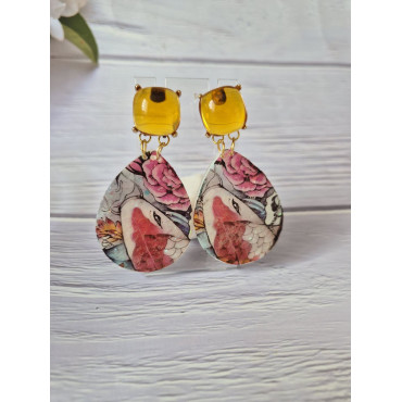 Earrings Yellow 